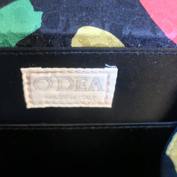 Womens O'dea Black Multicolor Design Clutch Shoulder Handbag * - Picture 6 of 7